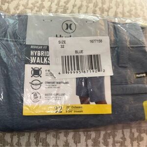 Hurley Blue Hybrid Walkshorts